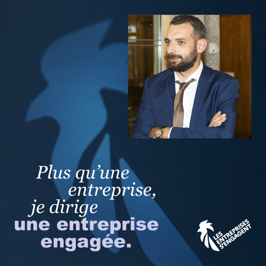 SANDOZ Jean-Baptiste engage la Company Project est ses divisions dans la communauté nationale "Les entreprises s'engagent".